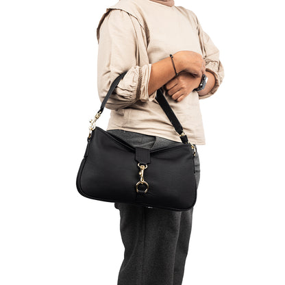 Tas Wanita Shoulder Bag Gino Mariani Devika Black