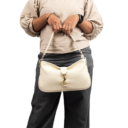 Tas Wanita Shoulder Bag Gino Mariani Devika Off White