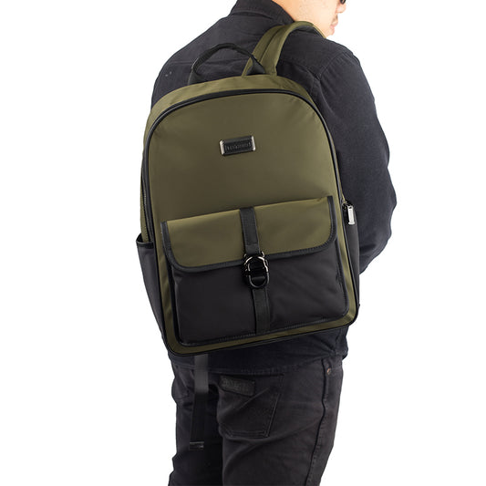 Backpack Tas Ransel Pria Gino Mariani Agito Green
