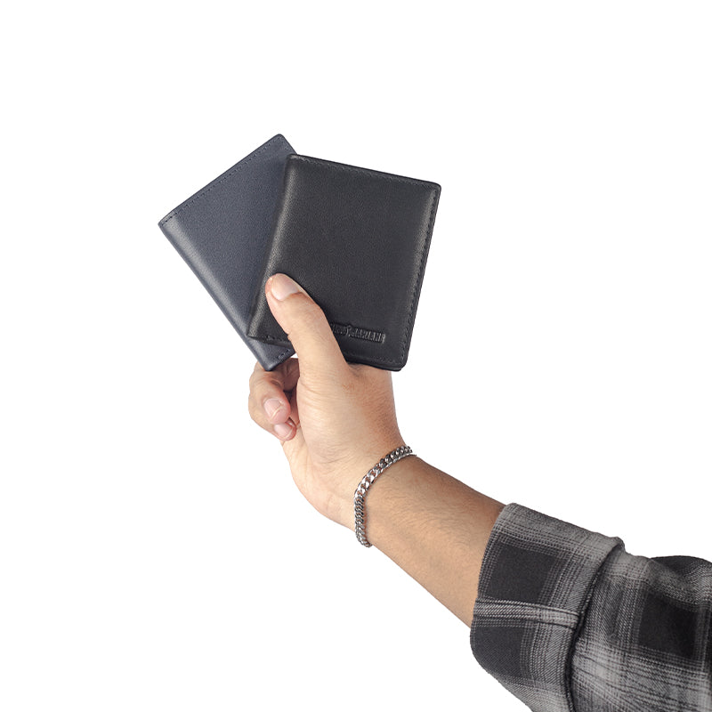 Dompet Kulit Pria Gino Mariani Kitaro Navy