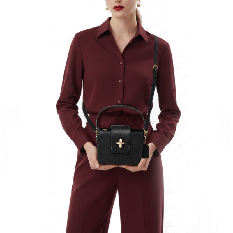 Tas Wanita Top handle Gino Mariani Elvia Black