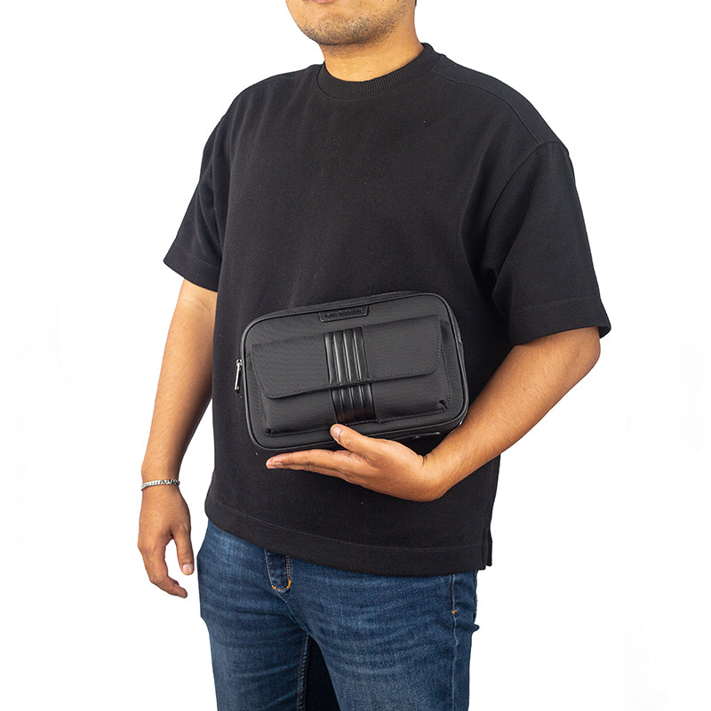 Clutch Pria Gino Mariani Atlas Black