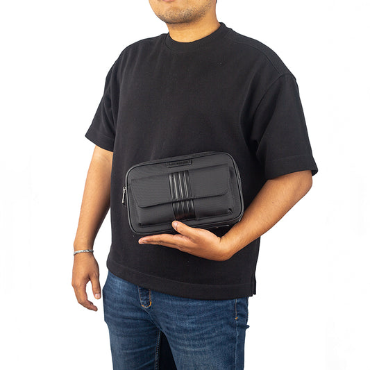 Clutch Pria Gino Mariani Atlas Black