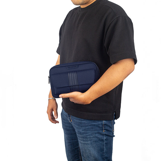 Clutch Pria Gino Mariani Atlas Navy
