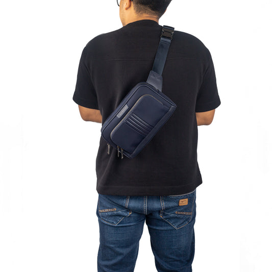 Tas Pinggang Pria Gino Mariani Alton Black