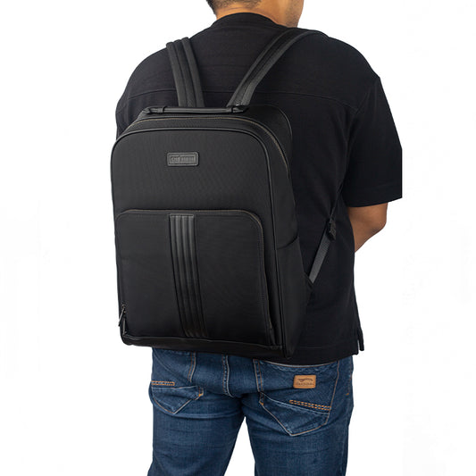 Backpack Tas Ransel Pria Gino Mariani Alden Black