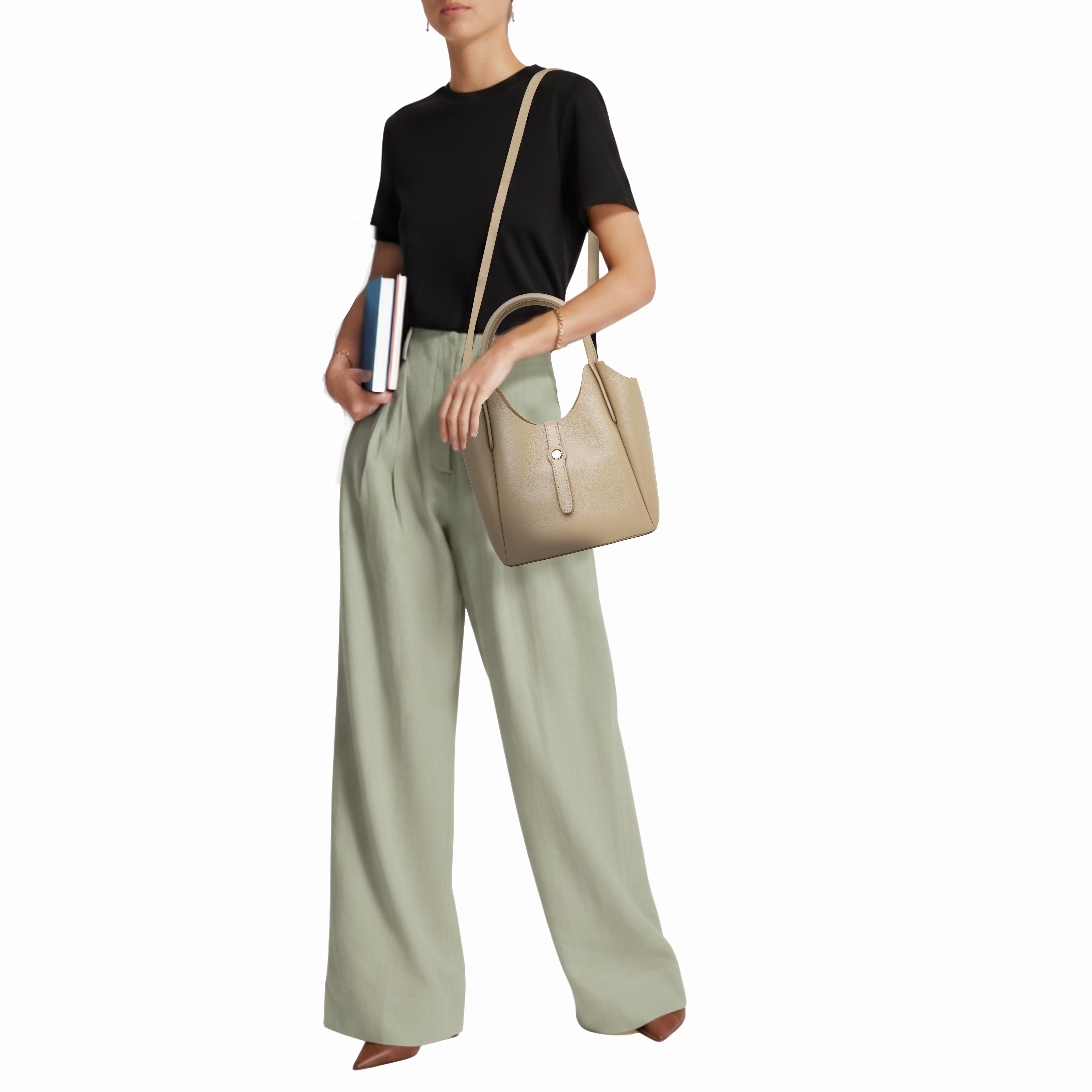 Tas Wanita Top Handle Bag Gino Mariani Byrel Elephant Grey
