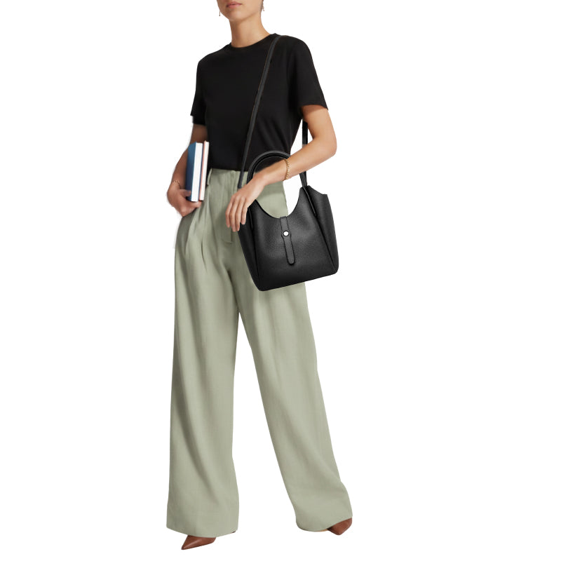 Tas Wanita Top Handle Bag Gino Mariani Byrel Black