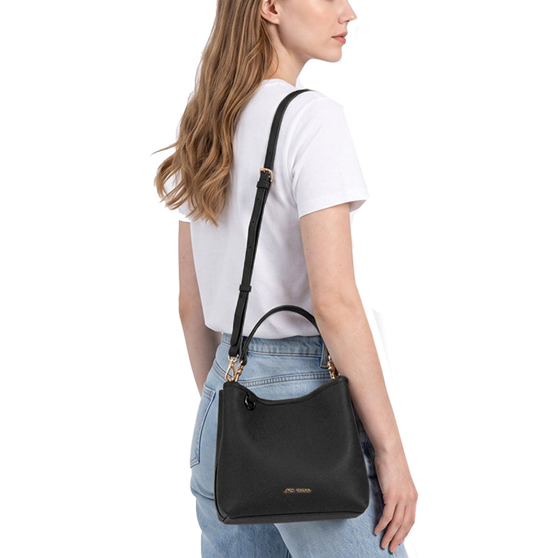 Tas Wanita Gino Mariani Hobo Bag Erin Black