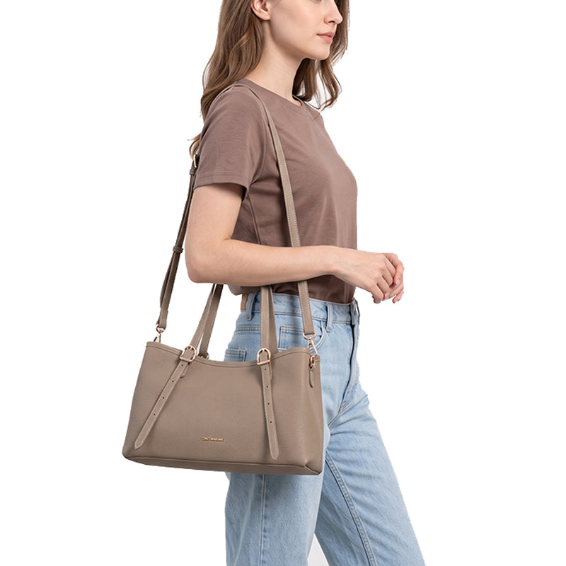 Tas Wanita Shoulder Bag Gino Mariani Erra Brown