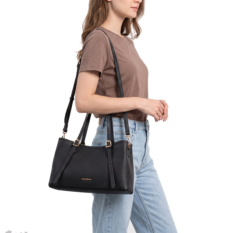 Tas Wanita Shoulder Bag Gino Mariani Erra Black