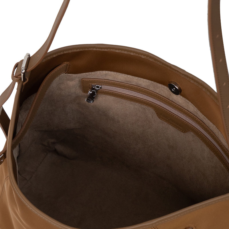 Tas Wanita Gino Mariani Hobo Franca Light Brown