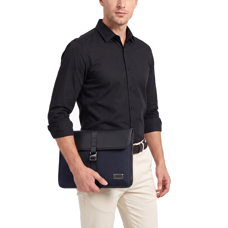 Laptop Sleeve Nylon Gino Mariani Delbert Navy