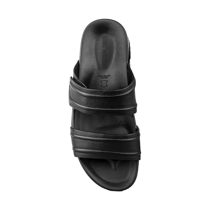 Sandal Kulit Pria Gino Mariani Fudo Black
