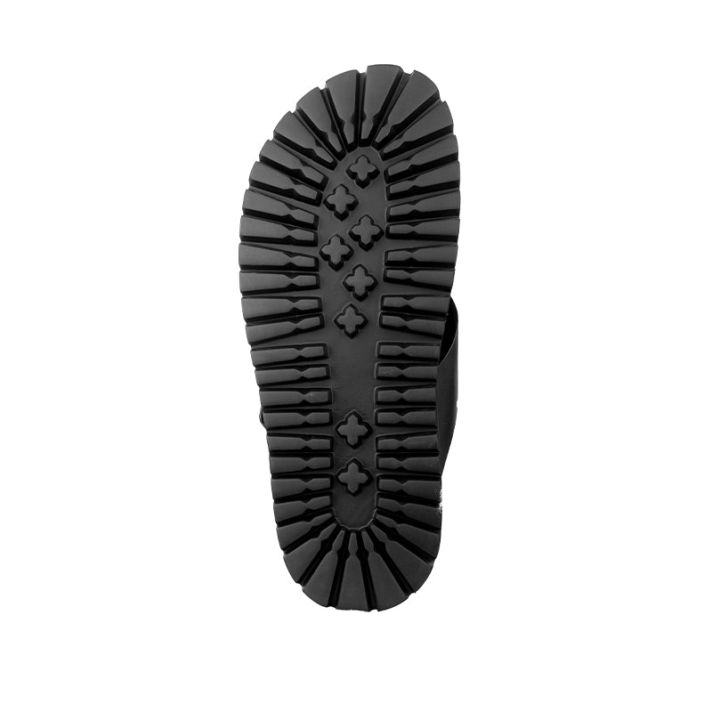 Sandal Kulit Pria Gino Mariani Fonzie Black