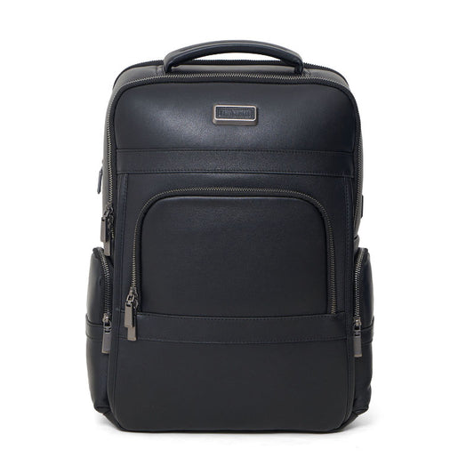 Backpack Tas Ransel Kulit Pria Gino Mariani Baron Black