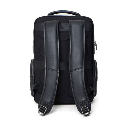 Backpack Tas Ransel Kulit Pria Gino Mariani Baron Black