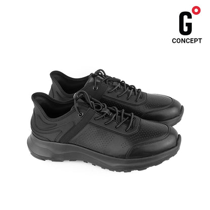 Sepatu Casual Pria Sneakers G° Concept by Gino Mariani Daxton Black