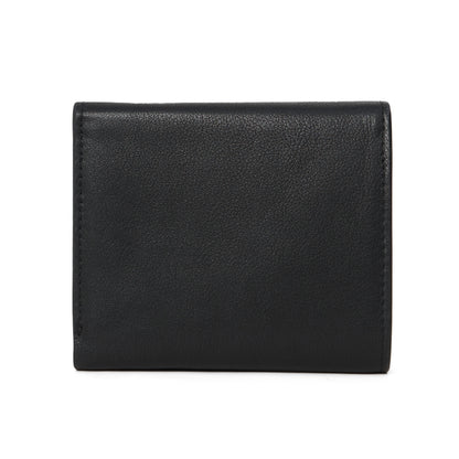Dompet Kulit Lipat Wanita Gino Mariani Arianna Black