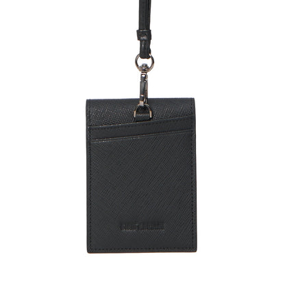 Lanyard Card Holder Kulit Gino Mariani Jenson Black