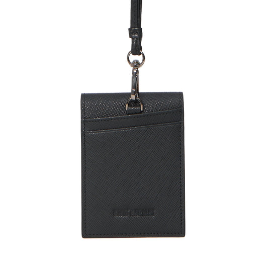 Lanyard Card Holder Kulit Gino Mariani Jenson Black