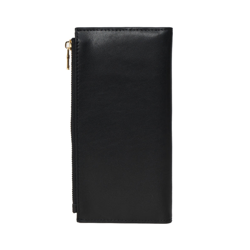 Dompet Panjang Kulit Wanita Gino Mariani Long Leather Wallet Angelica Black