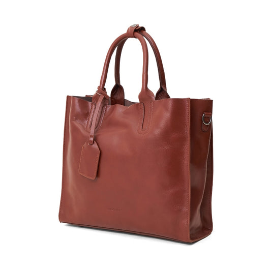 Tas Wanita Tote Bag Gino Mariani Arsy Dark Brown