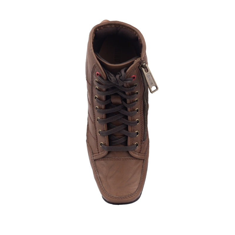 Sepatu Wanita Boots Casual Gino Mariani Elario 17 Coklat Tua