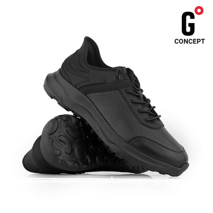 Sepatu Casual Pria Sneakers G° Concept by Gino Mariani Daxton Black