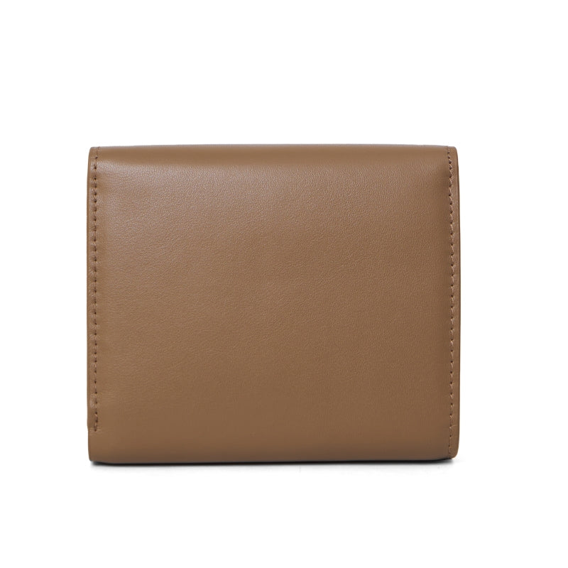 Dompet Kulit Lipat Wanita Gino Mariani Arianna Khaki