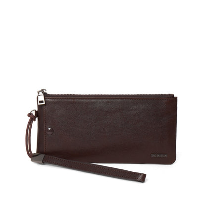 Pouch Kulit Pria Gino Mariani Elezar Brown