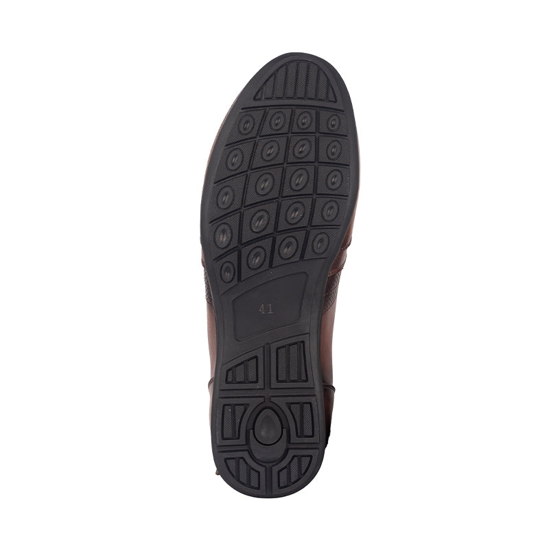 Sepatu Casual Formal Pria Gino Mariani Eziel Cokelat