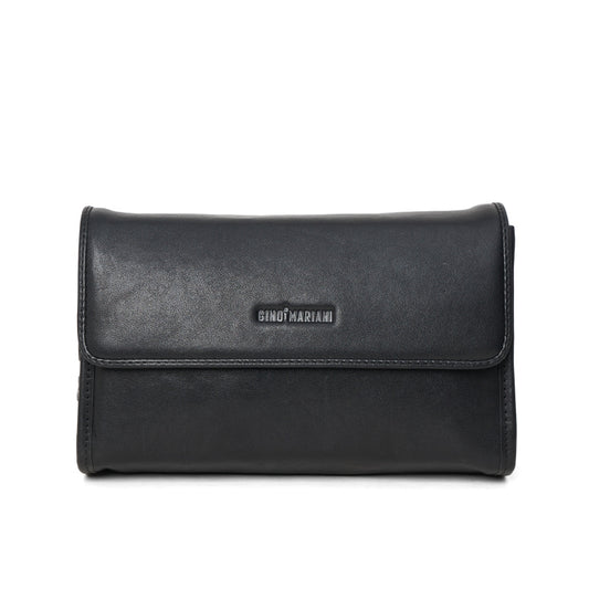 Clutch Kulit Pria Gino Mariani Jacopo Black