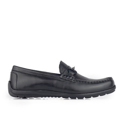 Sepatu Casual Pria Loafer Moccasin Gino Mariani Bartoli 9 Hitam