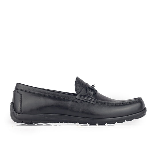 Sepatu Casual Pria Loafer Moccasin Gino Mariani Bartoli 9 Hitam