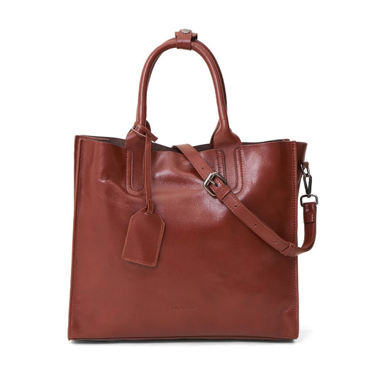 Tas Wanita Tote Bag Gino Mariani Arsy Dark Brown