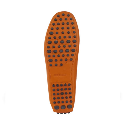 Sepatu Casual Wanita Loafer Moccasin Gino Mariani Ellen Orange