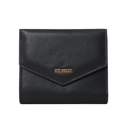 Dompet Kulit Lipat Wanita Gino Mariani Arianna Black