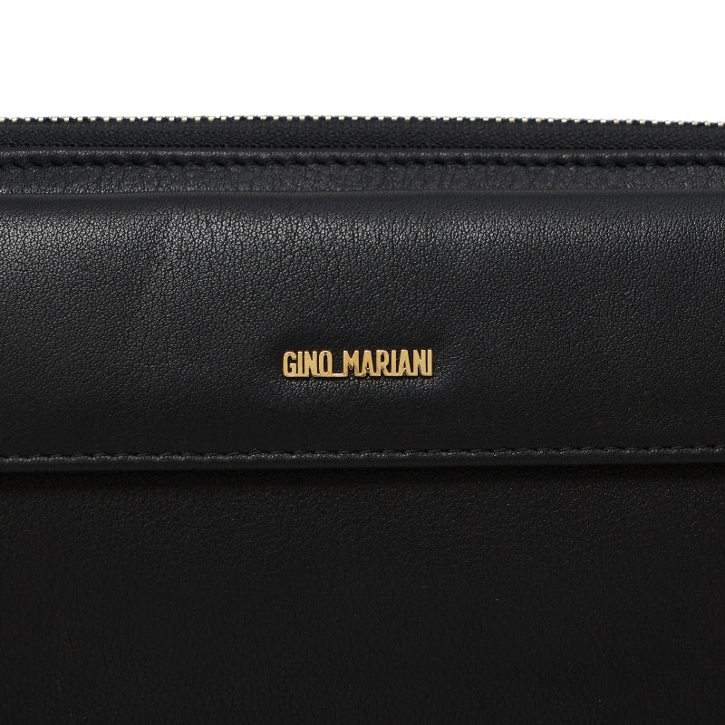 Dompet Panjang Kulit Wanita Gino Mariani Long Leather Wallet Ambra Black