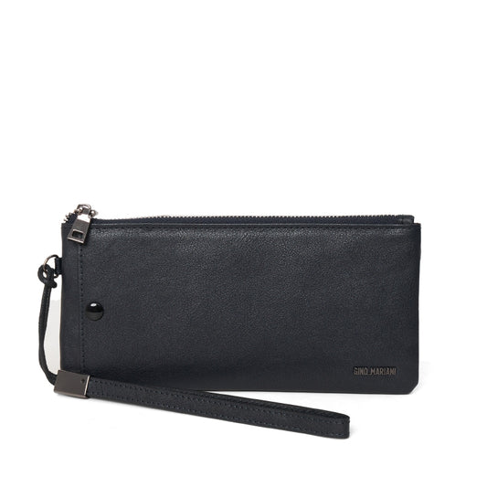 Pouch Kulit Pria Gino Mariani Elezar Navy