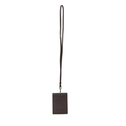 Lanyard Card Holder Kulit Gino Mariani Jenson Brown