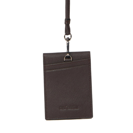Lanyard Card Holder Kulit Gino Mariani Jenson Brown
