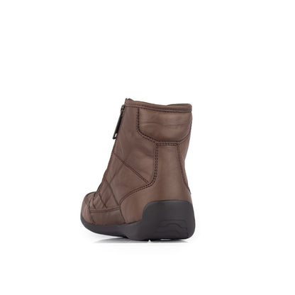 Sepatu Wanita Boots Casual Gino Mariani Elario 17 Coklat Tua