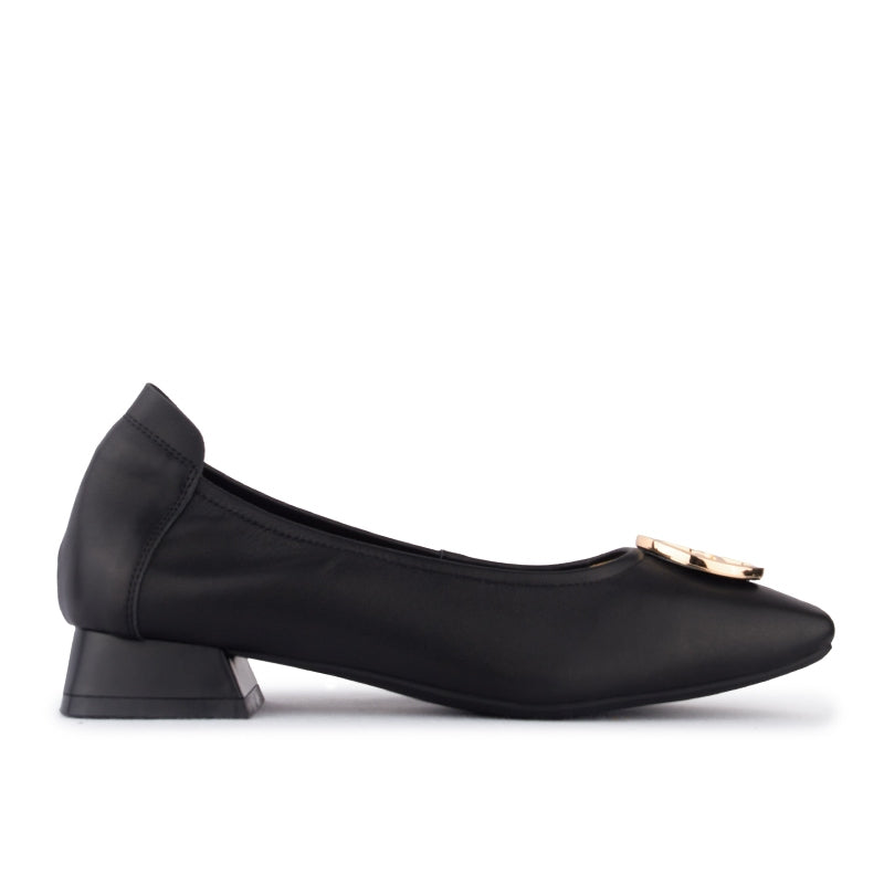 Sepatu Casual Formal Wanita Gino Mariani Faela Black