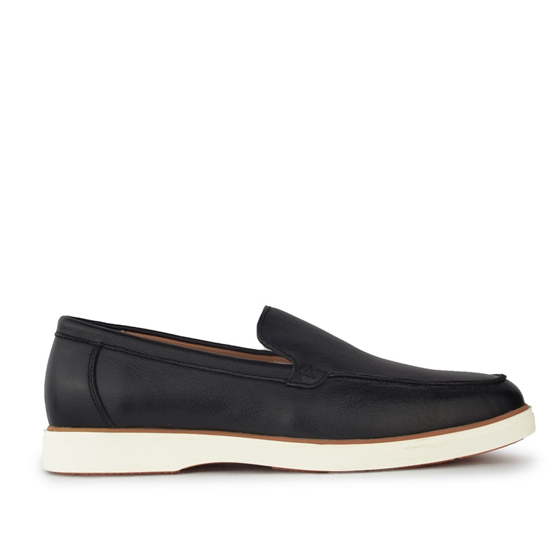 Sepatu Pria Casual Loafer Moccasin Gino Mariani Hope Black