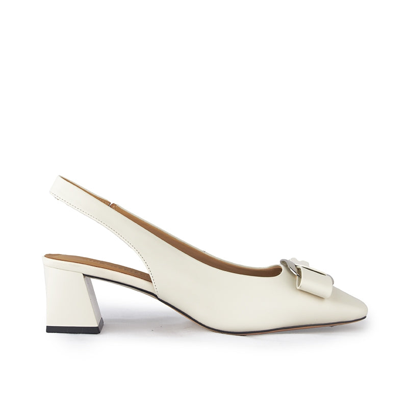 Sepatu Casual Formal Wanita Gino Mariani Alka White