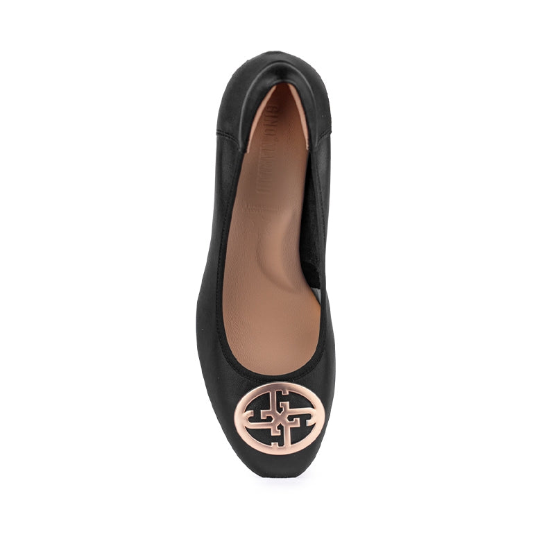 Sepatu Casual Formal Wanita Gino Mariani Clarice Black