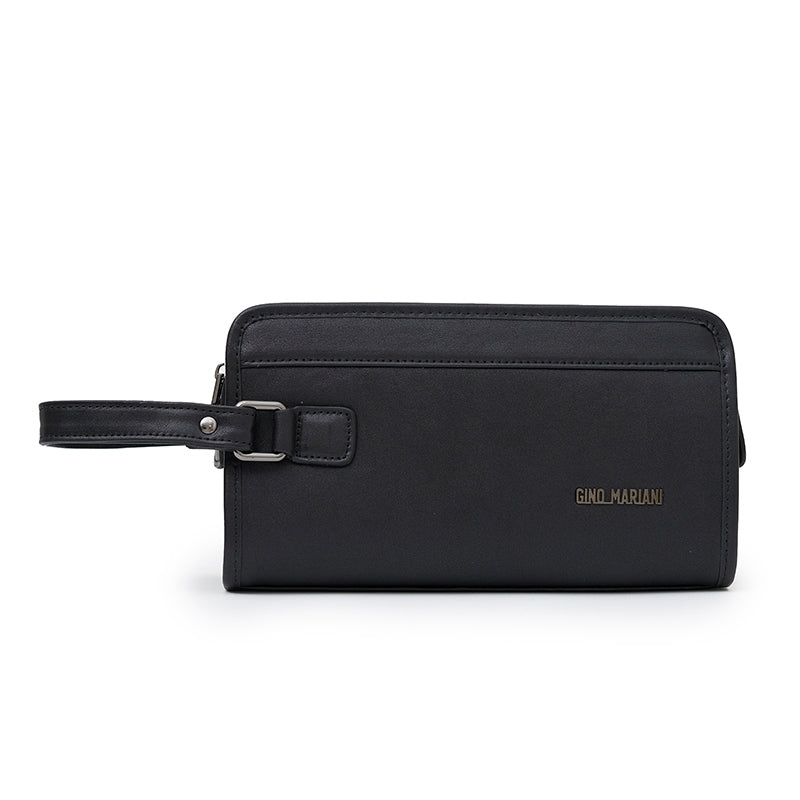 Clutch Pria Gino Mariani Edwin Hitam
