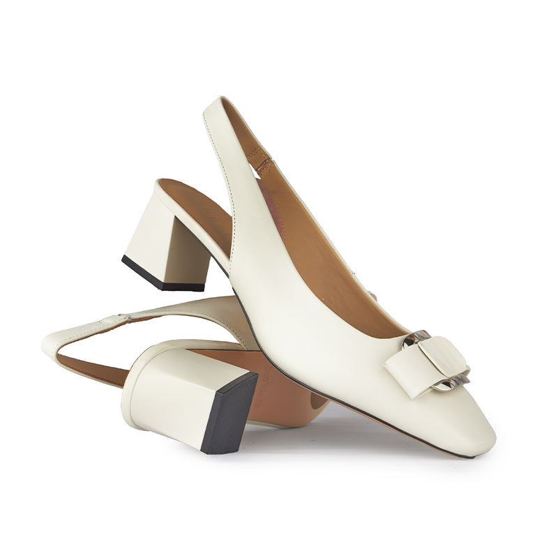 Sepatu Casual Formal Wanita Gino Mariani Alka White