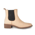 Sepatu Boots Wanita Kulit  Gino Mariani Airen Beige